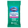 Clorox Disinfecting Wipes On The Go Bleach Free Travel Wipes Fresh Scent 9 Count