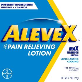 AleveX Pain Relieving Lotion, Pain Reliever, 2.7oz