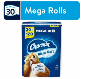 Charmin Ultra Soft Toilet Paper 30 Mega Roll