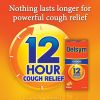 Delsym Adult 12 hour Cough Relief Medicine, Powerful Cough Relief for 12 Good Hours, Cough Suppressing Liquid, #1 Pharmacist Recommended, Orange Flavo