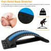 Back Massage Stretching Device Multi-Level Lumbar Spinal Support Stretcher Herniated Disc Upper Lower Back Pain Relief