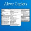 Aleve Caplets Easy Open Arthritis Cap Naproxen Sodium Pain Reliever, 90 Count